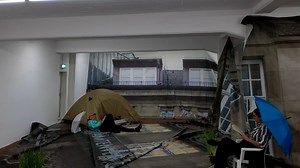 living in a tableau vivant