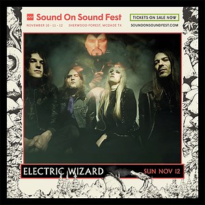 7.7K views · 346 reactions | Electric Wizard is playing in Texas. Prepare to fest. #SOSFest | Sound on Sound Fest | Facebook