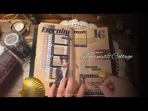 [ASMR] The Comfort of This Neighbourhood | #asmr #journal #scrapbook #collage
