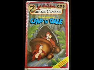 The Adventures of Chip 'N' Dale Australian VHS Closing (Disney) 1985