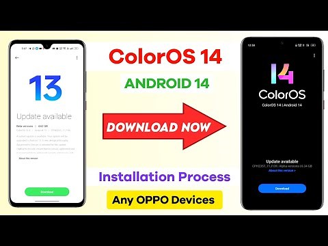 ColorOS 14 New Update | How to Install ColorOS 14 & Android 14 Any Oppo Device | Follow these Steps⚡