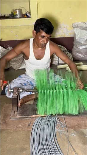 Waterproof Broom Making Process #shorts #shortvideo