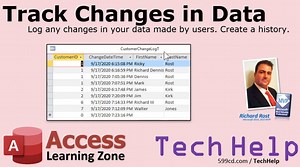 Track Changes in Microsoft Access - Computer Learning Zone