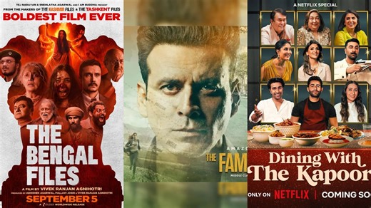 OTT Releases This Week: The Family Man S3, The Bengal Files, Dining With the Kapoors Lead 17 New Releases