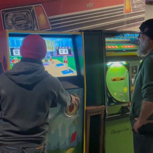 Barcade ® on Instagram: "Two guys in hats tested out our new Cornhole Challenge game at Barcade in FiDi - and they liked it! #Barcade #nyc #FiDi #arcade #arcadebar #cornhole #CornholeChallenge #highscore #ass"
