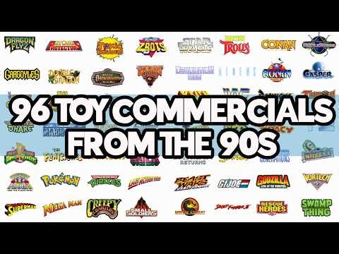 96 Toy Commercials From The 90s #actionfigures #tvcommercials #vintagetoycollector