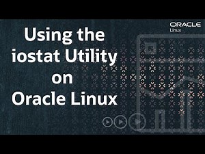 Using the iostat Utility on Oracle Linux