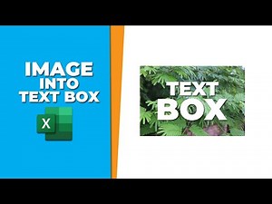 How to insert image into text box in excel