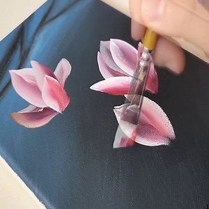 343K views · 3.9K reactions | Easy Flower Painting For Beginners / Acrylic Painting for beginners | Acrylic Painting Techniques | Facebook