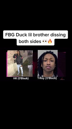 FBG Duck lil brother dissing both sides 👀🔥 #chicago #chiraq #fbg #63rd #stlebt #drill #tyquanworld #fyp #foryoupage #fbgduck #ripfbgduck
