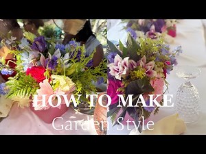 How to Create a Whimsical Garden-Style Floral Arrangement | Easy Spring Tutorial