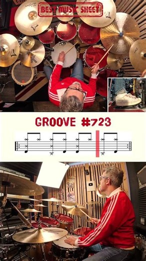 🥁 Drum Beat for Beginners #723 | Easy Drum Beat #723 | Learn Drum Beat | How to Play Drum Beat