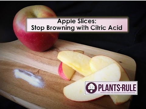 Apple Slices Without Browning: How to Use Citric Acid to Stop Oxidation from Plants-Rule