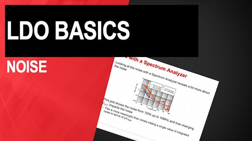 LDO basics: Noise | Video | TI.com