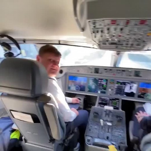 Inside the Cockpit of an Airbus A220 with airBaltic Pilots