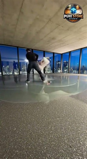 Metallic Graphite Epoxy Floor - Istanbul Studio