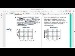 Reveal math grade 8 lesson 4_ 4 direct variation