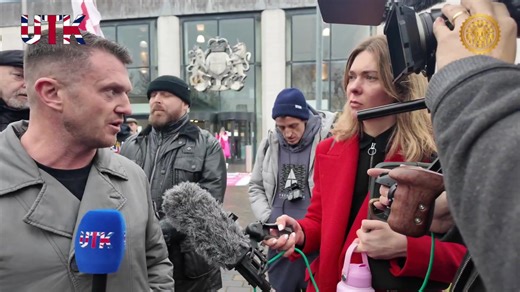 TOMMY ROBINSON CLASHES WITH ITV REPORTER He explains to her why this country is about to go through a revolution While migrants are raping children on the streets every single day She rolls her eyes, does not care Part 1 | Berchie Bright