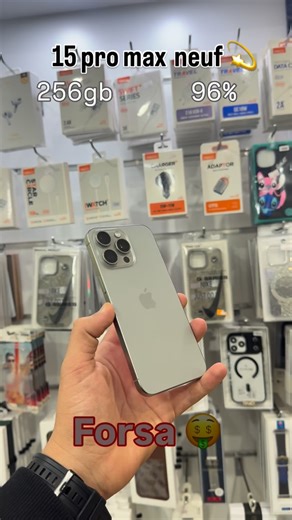 Hk phones store on Instagram‎: "iphone 15 pro max🔥 ‎أقوى سوم في تونس 🇹🇳 •Stockage 256gb •État de batterie 96% •Produit officiel 👌 •Garantie 10 mois du boutique 🧾 •Accessoires fournis gratuitement : Chargeur / anti casse / cache •livraison 🚚 à domicile sur toute la Tunisie 🇹🇳 ‎قضيتك توصلك لباب الدار ✔️ و تحل تشوف قبل ما تخلّص📱 📞 ⁨ ⁨23 995 090⁩"‎