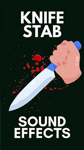 KNIFE STAB SOUND EFFECT #soundeffects