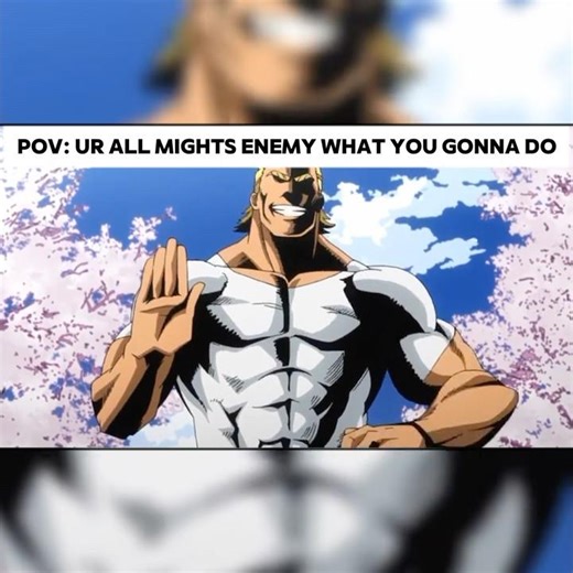 POV Your All Mights Enemy What Are You Going To Do#amv #edit #animeweeb #amvedits