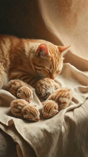 The cat Nook#Cute Mother Cat with Newborn Kittens 😻 | Heart Touching Cat Video