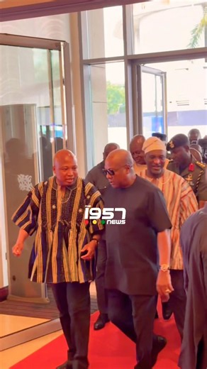 Prez. Mahama Mahama arrived for the launch of Ghana’s first e-Visa service🇬🇭❤️✈️🛫