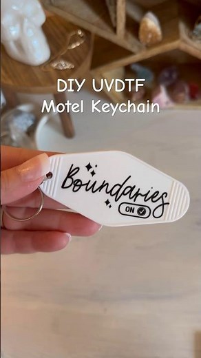 How to make motel Keychains using UVDTF transfers