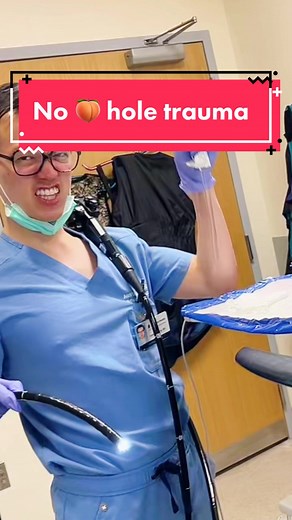 A lil 💦 for a *swift* colonoscopy insertion #lube #colonoscopy #getscreened