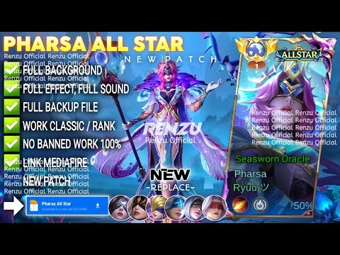 Script Skin Pharsa All Star - Seasworn Oracle No Password | Full Effect Voice | Patch Terbaru