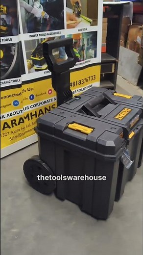 🔥 DEWALT TSTAK DWST83347-1 Review — The Ultimate Heavy-Duty Mobile Tool Box? (50kg Capacity!)