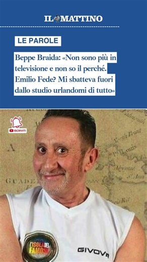 Beppe Braida: «Emilio Fede? Mi sbatteva fuori dallo studio urlandomi di tutto»