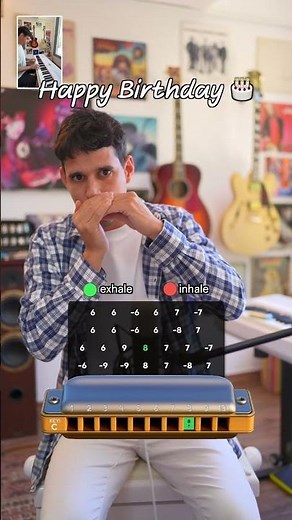 Happy Birthday - Easy Harmonica Tabs Tutorial