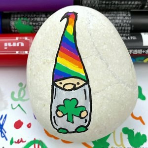 1.7K views · 95 reactions | So simple to dress up Gnomes for any holiday!! See ALL of our St. Patrick's Day themed rocks here: https://rockpainting101.com/st-patricks-day-painted-rocks/ Supplies for Rock Painting: https://amzn.to/2UYLBsF | Rock Painting 101 | Facebook