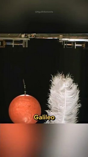 Eksperimen Galileo Apel vs Bulu