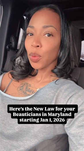 Tiffany 👑 Key 🗝️ on Instagram: "So here’s the exact rundown: Starting January 1, 2026, Maryland officially requires all barbers and cosmetologists who are either getting their license for the first time or renewing it to complete a one-hour domestic violence awareness training course. This training can be done through a Board-approved provider, either online or in person. Once you’ve completed it, you’ll get a certificate that you’ll need to keep on hand just in case the Board ever needs to ve