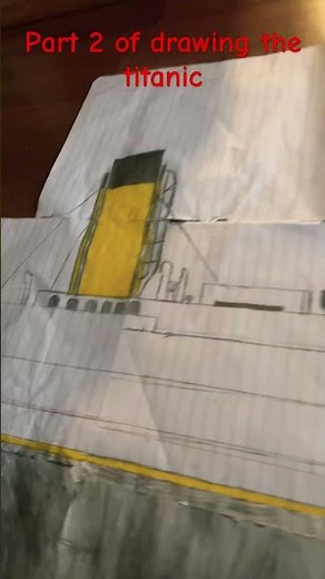 Part 2 of drawing the titanic