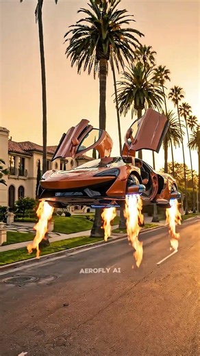 ​🚀 Flying McLaren in Malibu?! The Future of Supercars! 🌅 #shorts