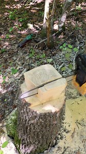 Handcrafted Wooden Stump Chair | Awesome