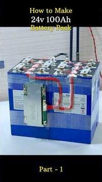 Building a Powerful 24v 100Ah LiFePO4 Battery Pack – Step by Step!