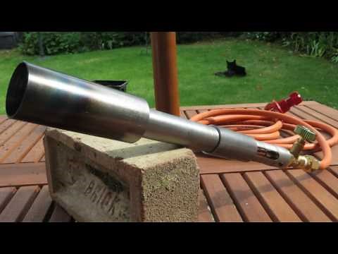 Making a Small Propane Foundry and Forge Burner in the Home Shop