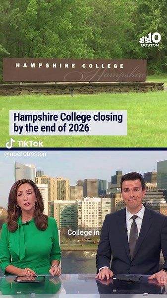 Hampshire College in Amherst is closing after nearly six decades. #nbc10boston #massachusetts #school #news #fyp