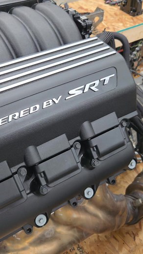 The 6.4L HEMI Turn Key. A Cleveland Power & Performance staple. This 2019 Charger Scat Pack had 55k miles and is available for $10,695. Check the link in the comments for more info. #hemi #hemiswap #mopar #reels #fyp #scatpack | Cleveland Power And Performance