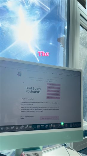 POV: You needed a cute new design for Pink Weekend… so I made it happen 💅 That’s one of my favorite things about Sassy — when you need something specific, I can design it, upload it, and have it ready for you to print in your office the same day. 🙌 ✨ This new Pink Weekend set just dropped! 🎀 The matching sticker is FREE right now on the Sassy Freebies page 💌 The postcard full coordinating designs are inside the Sassy Subscription (with 750 ready-to-print designs!) Because branding your busin