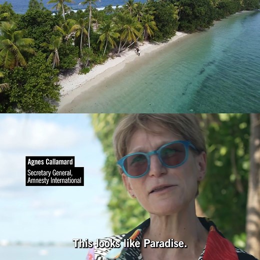 In low-lying island nations like #Tuvalu, the rising sea is swallowing coastlines, contaminating water and soil, and making it harder to grow crops or access clean drinking water — to no fault of their own. This is because of climate change. The world's obsession with and dependence on fossil fuels must stop. We call for a full, fast, funded and fair fossil fuel phase out with human rights at the center of decision making. #COP30 Edited · 9h | Amnesty International USA