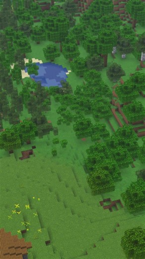 Destroying Trees for a Barn #shorts #minecraft