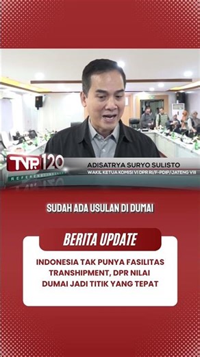 Pak Adisatrya Suryo Sulisto Fraksi PDI Perjuangan soroti pentingnya fasilitas transhipment