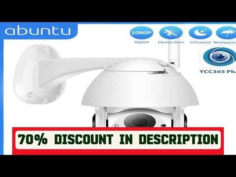 A must-have product! YCC365 Plus PTZ Wifi Camera Outdoor 1080P HD CCTV Security Camera 4x Zoom Wat