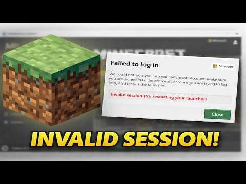 How To Fix Minecraft Failed To Log In Invalid Session Try Restarting Your Launcher