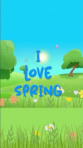 I Love Spring! 🌸 Fun Spring Song for Kids | Kids Songs | #shorts